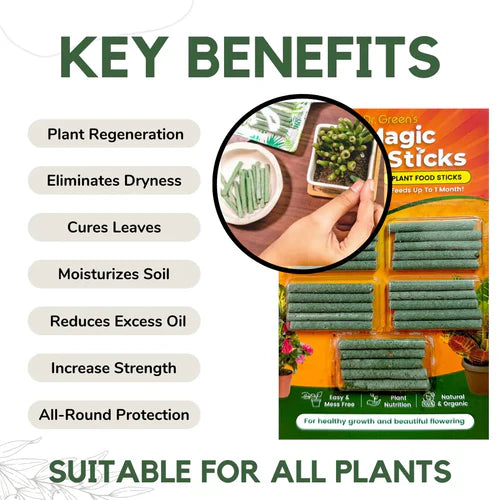 Magic Plant Grow Fertilizer Sticks - Buy 1 Get 1 Free