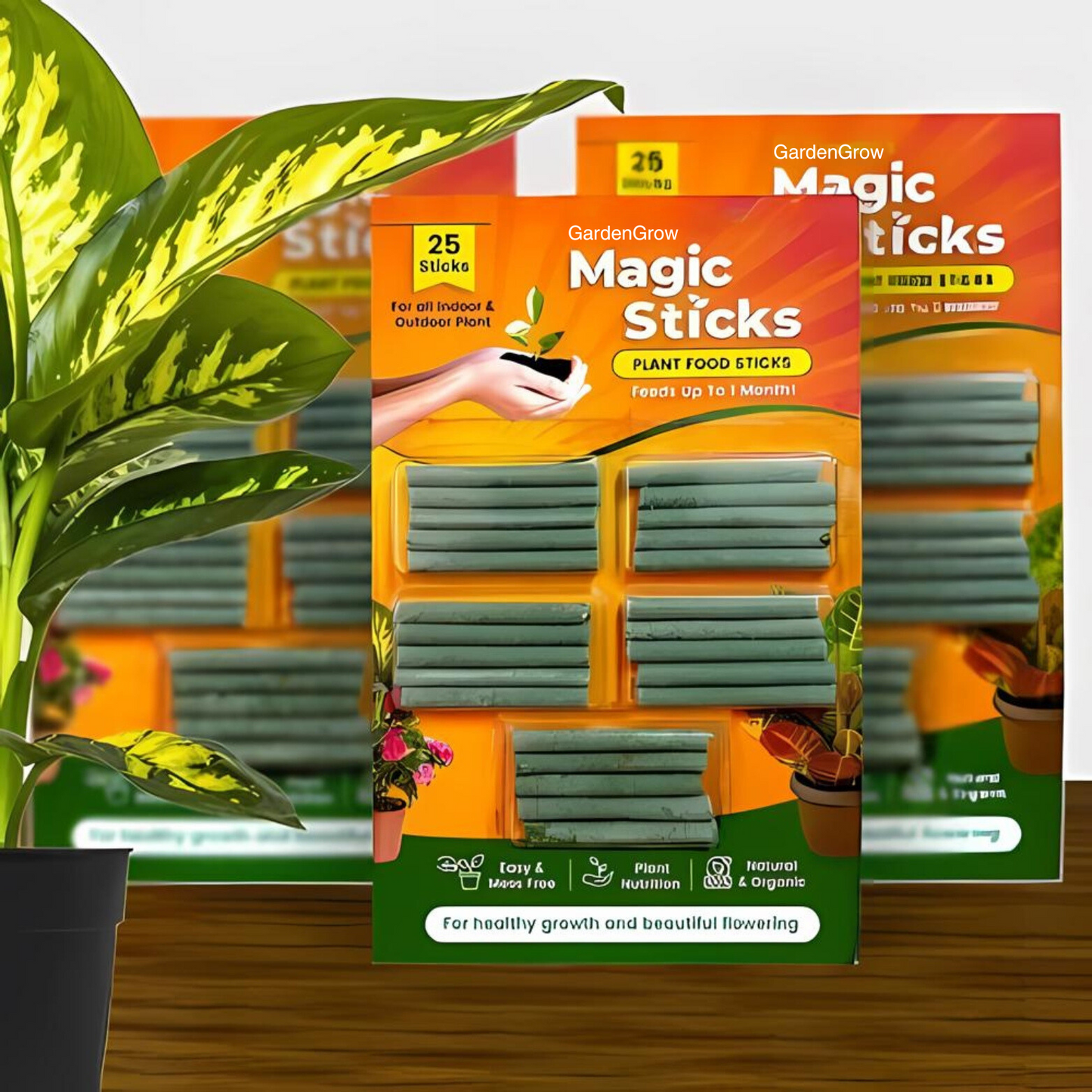 Magic Plant Grow Fertilizer Sticks - Buy 1 Get 1 Free